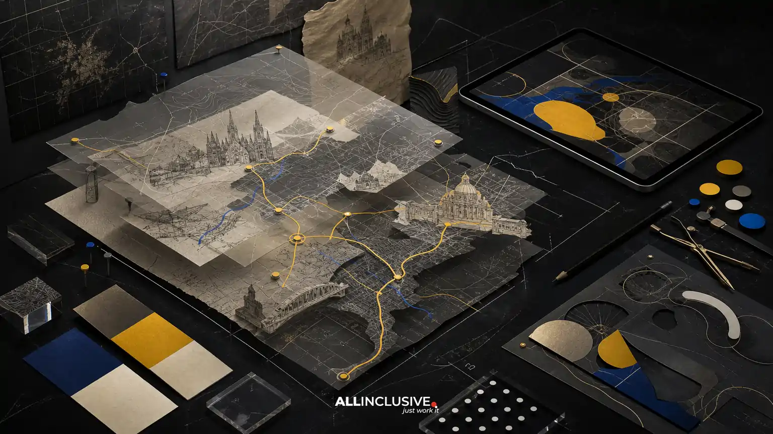 Custom Illustrated Map Design: From Source Data to Final Artwork