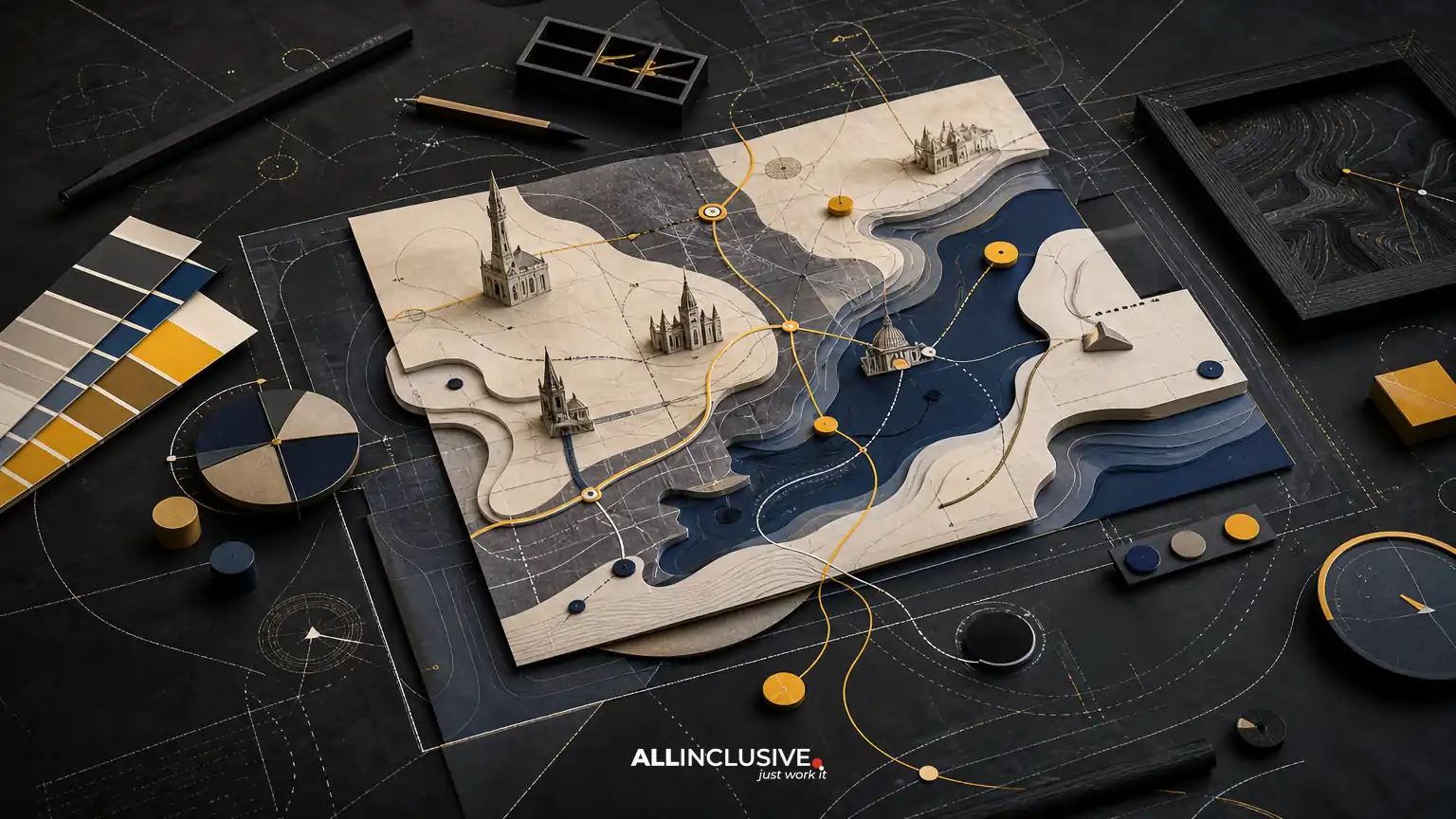 Destination Map Design: Visual Storytelling for Tourism and Place Marketing